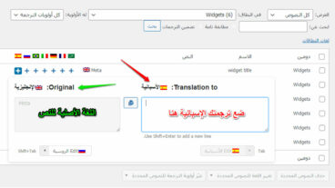 شرح إضافة WPML String Translation لترجمة نصوص موقعك أو متجرك الإلكتروني على الووردبريس