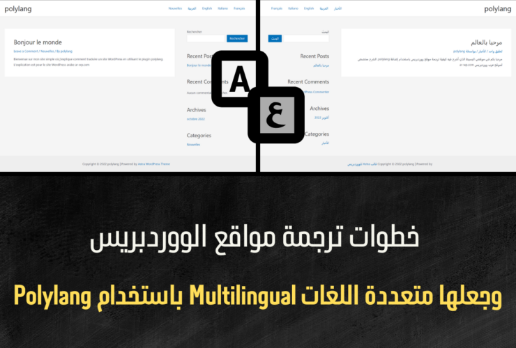 كيفية ترجمة مواقع الووردبريس باستخدام Polylang وجعله متعدد اللغات